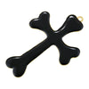 Wholesale Copper Hiphop Style Dripping Oil Cross Pattern Pendant Earrings And Necklaces Set For Women
