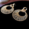Wholesale Copper Hollowout Geometric Circle Earrings For Women
