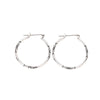 Wholesale Copper Hoop Earrings Geometric Retro Style Electroplating For Women