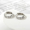 Wholesale Copper Inlaid Marquise Zircon Sweet Geometric Earrings For Women