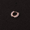Wholesale Copper Inlaid Pearl Geometric Simple Style Women's Earrings