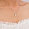 Wholesale Copper Inlaid Zircon Animal Rabbit Pendant Necklace Electroplated Light Luxury For Women