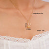 Wholesale Copper Inlaid Zircon Animal Rabbit Pendant Necklace Electroplated Light Luxury For Women