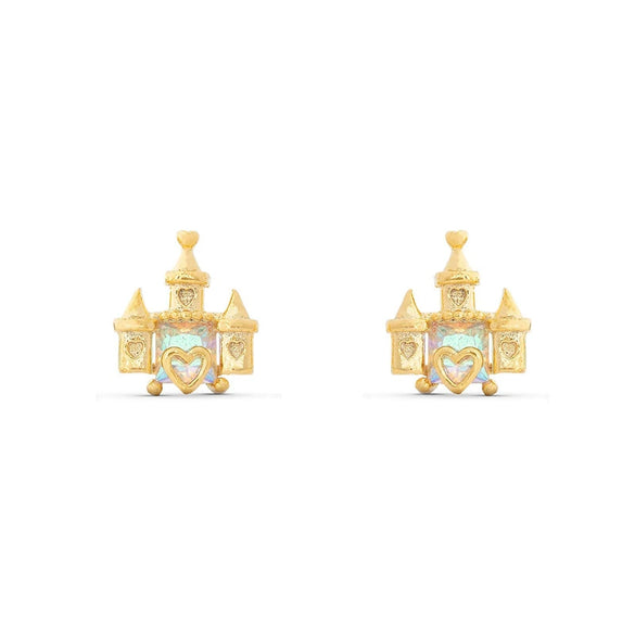 Wholesale Copper Inlaid Zircon Animal Zodiac Heart Shape Women's Earring Set