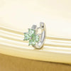 Wholesale Copper Inlaid Zircon Flower Style Women's Ear Piercing Earrings
