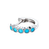 Wholesale Copper Inlaid Zircon Geometric Retro Style Ear Buckle Girl Earrings
