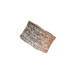 Wholesale Copper Inlaid Zircon Geometric Ring Accessories Light Luxury Style