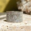 Wholesale Copper Inlaid Zircon Geometric Ring Accessories Light Luxury Style