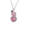 Wholesale Copper Inlaid Zircon Gourd Pendant Necklace Light Luxury Niche Design New Style Cold Style Clavicle Chain For Women