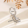 Wholesale Copper Inlaid Zircon Saturn Pendant Women's Earrings Sweet Style