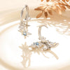 Wholesale Copper Inlaid Zircon Star Sweet Style Women's Pendant Tassel Earrings