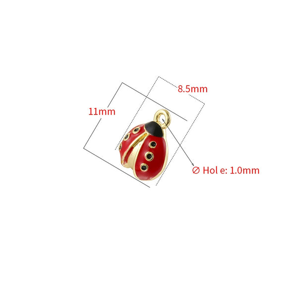 Wholesale Copper Insect Animal Zodiac Dripping Oil Pendant