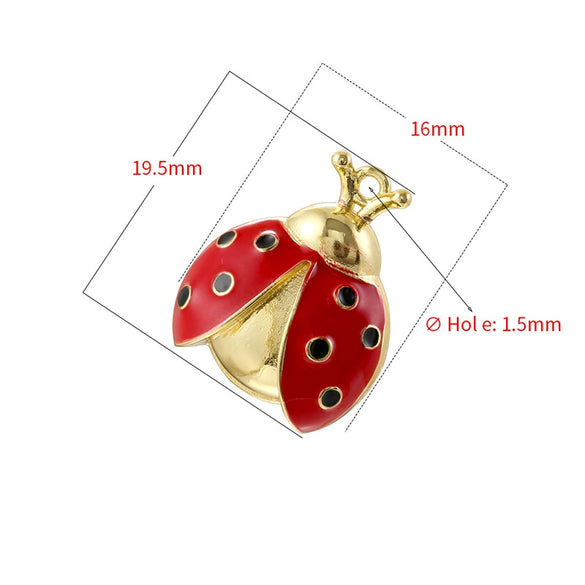 Wholesale Copper Insect Animal Zodiac Dripping Oil Pendant