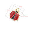 Wholesale Copper Insect Animal Zodiac Dripping Oil Pendant