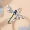Wholesale Copper Insect Animal Zodiac Zircon Inlaid Ring For Women