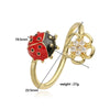 Wholesale Copper Insect Shaped Dripping Oil Ring For Lady And Unisex