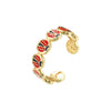 Wholesale Copper Insect Shaped Sweet Style Dripping Oil Ring For Women