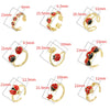 Wholesale Copper Insect Shaped Sweet Style Dripping Oil Ring For Women