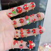 Wholesale Copper Insect Shaped Sweet Style Dripping Oil Ring For Women
