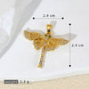 Wholesale Copper Insectshaped Pendant Jewelry With Micropaved Colorful Zircon And 18K Gold Plated Cartoon Style