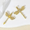 Wholesale Copper Insectshaped Pendant Jewelry With Micropaved Colorful Zircon And 18K Gold Plated Cartoon Style