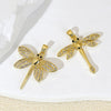 Wholesale Copper Insectshaped Pendant Jewelry With Micropaved Colorful Zircon And 18K Gold Plated Cartoon Style