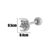 Wholesale Copper Jewelry Fashion Allmatch Moon Bow Style With Flower Pattern For Women