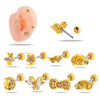Wholesale Copper Jewelry Fashion Allmatch Moon Bow Style With Flower Pattern For Women
