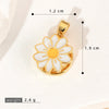 Wholesale Copper Jewelry Pendant With Rotatable Flower Shape Set With Zirconia For Bracelet Earrings Necklace Accessories