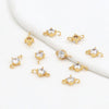 Wholesale Copper Jewelry With Microinlaid Zircon And Cross Design Electroplated Versatile And Minimalist Style
