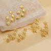 Wholesale Copper 18K Gold Plated Starfish Shell Women's Earrings With Flower Geometric Animal Zodiac Zirconia Design