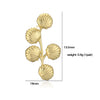 Wholesale Copper 18K Gold Plated Starfish Shell Women's Earrings With Flower Geometric Animal Zodiac Zirconia Design