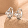 Wholesale Copper Lace Cross Geometric Microinlaid Zircon Unisex Ear Ring Ear Buckle