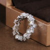 Wholesale Copper Leafshaped Zircon Women's Ring Fashion Style
