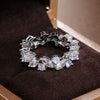 Wholesale Copper Leafshaped Zircon Women's Ring Fashion Style