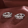 Wholesale Copper Leaves Olive Branch Micro Inlaid Zircon Women's Pastoral Style Earrings