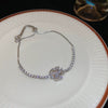 Wholesale Copper Letter Zirconia Inlayed Fashion Exquisite Cold Style Light Luxury High End Feeling Temperament Women's Bracelet