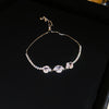 Wholesale Copper Letter Zirconia Inlayed Fashion Exquisite Cold Style Light Luxury High End Feeling Temperament Women's Bracelet