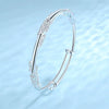 Wholesale Copper Light Luxury Plant Flowers Electroplating Bracelet