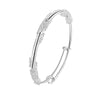 Wholesale Copper Light Luxury Plant Flowers Electroplating Bracelet