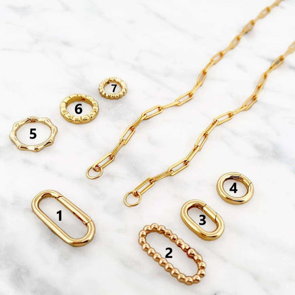 Wholesale Copper Loop Necklace With Geometric Love Round Pendant Electroplated Gold Plated And Color Preservation Simple Style Unisex