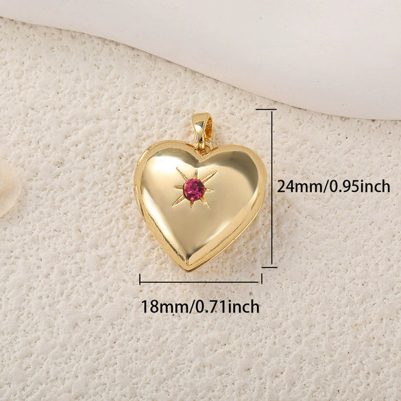 Wholesale Copper Love Christmas Elk Pendant Necklace With Heart Shape Geometric Letters Zirconia Design