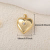 Wholesale Copper Love Christmas Elk Pendant Necklace With Heart Shape Geometric Letters Zirconia Design