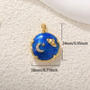 Wholesale Copper Love Christmas Elk Pendant Necklace With Heart Shape Geometric Letters Zirconia Design