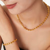 Wholesale Copper Love Hollow Bracelet 18K Gold Plated Electroplating