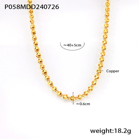 Wholesale Copper Love Hollow Bracelet 18K Gold Plated Electroplating