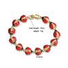 Wholesale Copper Lovely Style Oil Drop Flower Animal Zodiac Stitching Women's Bracelet