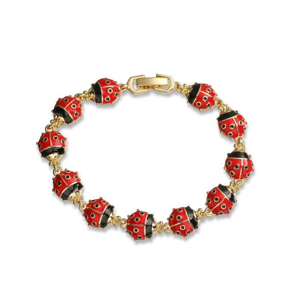 Wholesale Copper Lovely Style Oil Drop Flower Animal Zodiac Stitching Women's Bracelet