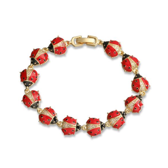 Wholesale Copper Lovely Style Oil Drop Flower Animal Zodiac Stitching Women's Bracelet