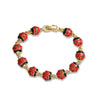 Wholesale Copper Lovely Style Oil Drop Flower Animal Zodiac Stitching Women's Bracelet